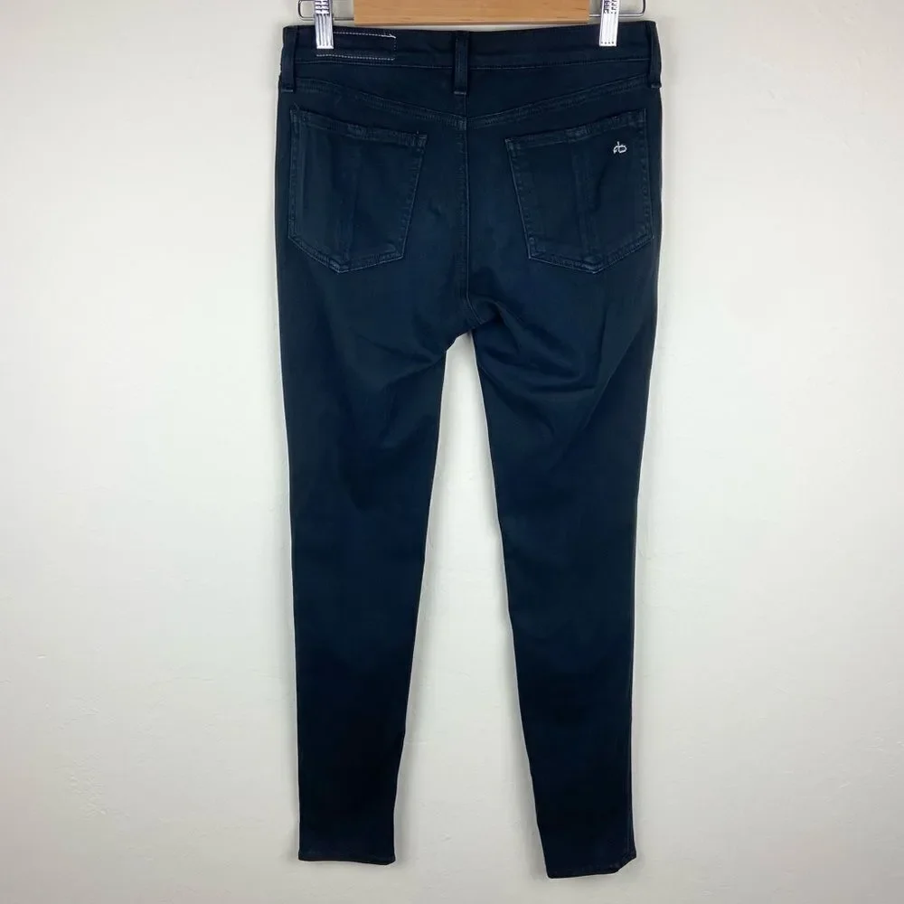 Rag & Bone Legging Skinny Jeans - Black Plush